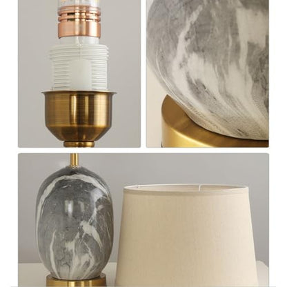 Lamp Bed Lamp Modern Simple Table Lamp Creative Ceramic Art Table Lamp Bedroom Decoration Table Lamp Home Bedside Lamp Living Room Lamp Lamp