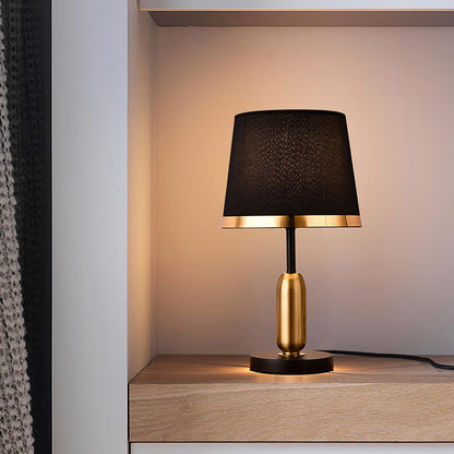 Lamp Bed Nordic Table Modern Table with Brass Metal Droplet Base Simple Light Luxury Table Nightstand Brass Table Bedside